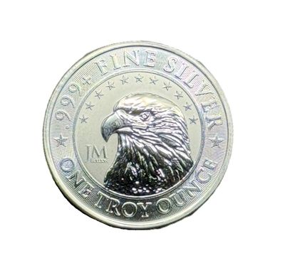 JM Bullion Eagle Design-Silver Round- 1 oz- .999 Fine