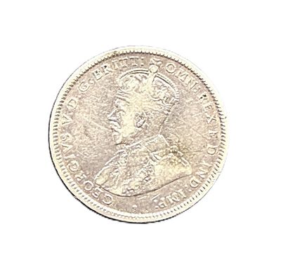 1917 Australia One Shilling George V Silver Coin