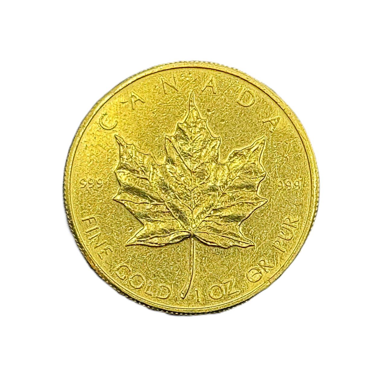 1980 1 oz Canadian Gold Maple Leaf