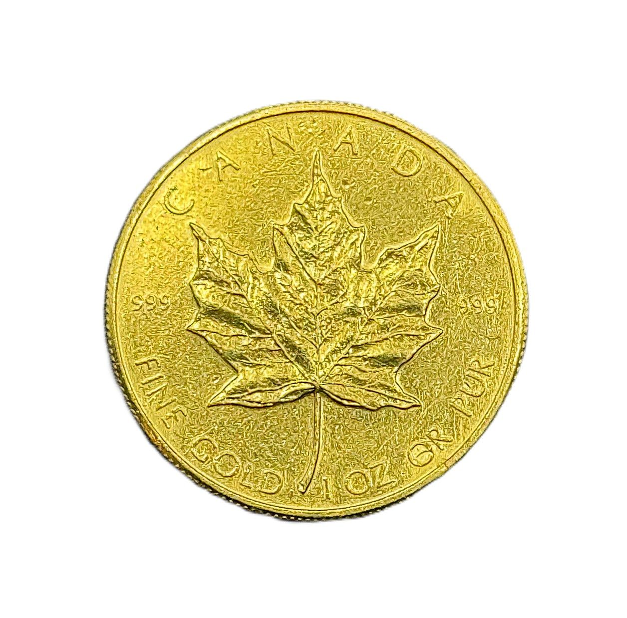 1980 Canadian $50 Gold Maple Leaf- 1 oz - .9999 Fine