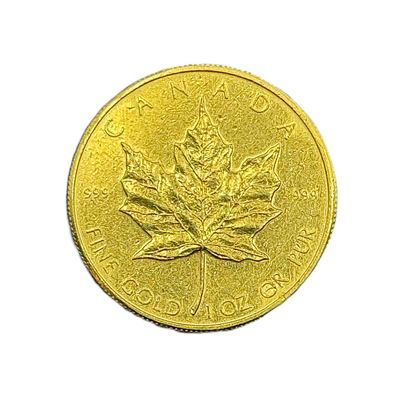 1980 Canadian $50 Gold Maple Leaf- 1 oz - .9999 Fine