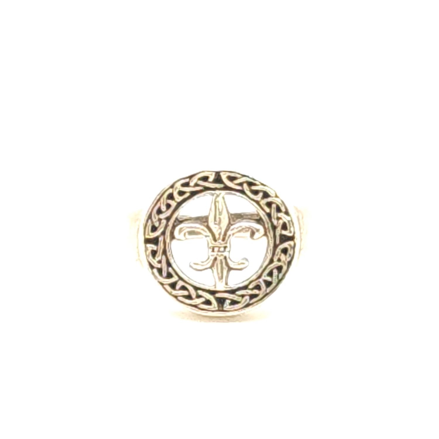 Sterling Silver Fleur De-Lis Ring- Size: 5