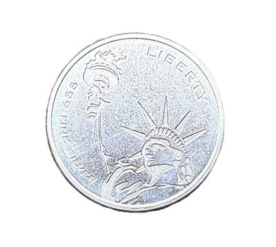 Asahi Freedom Liberty Eagle &amp; Statue of Liberty- 1 oz Silver Round