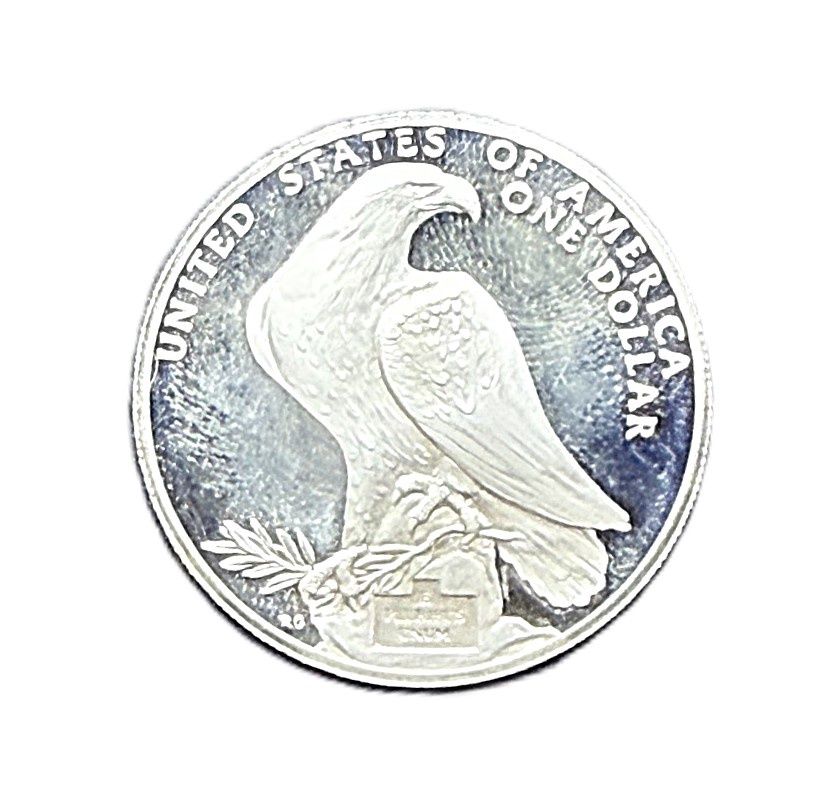 1984-S Los Angeles Olympiad Coliseum Commemorative Proof Silver Dollar