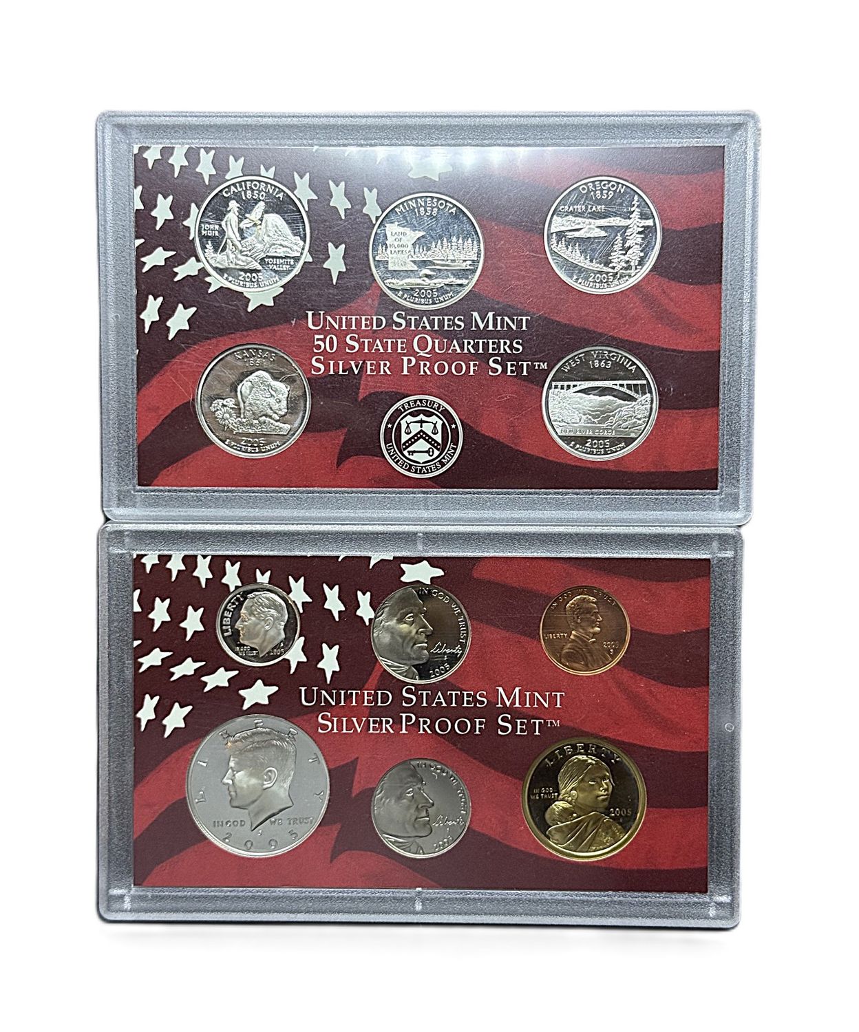 2005 United States Mint Silver Proof Set - Original Packaging with COA