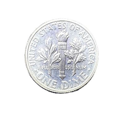 1959 Roosevelt Dime Silver Coin - AU