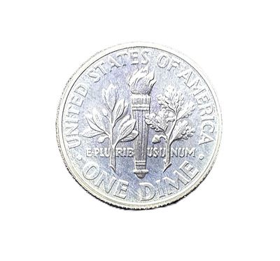 1959 Roosevelt Dime Silver Coin - AU