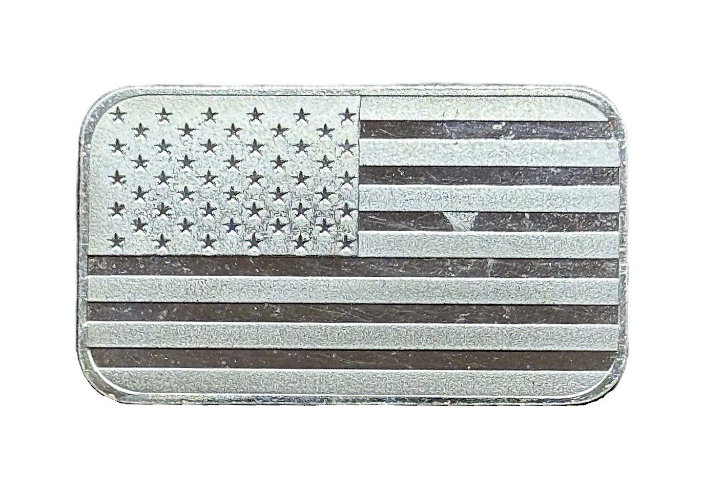 1 oz American Flag Silver Bar