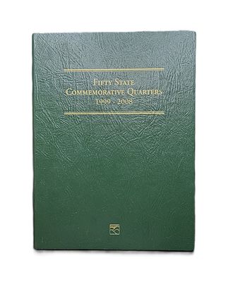 Complete 50 State Commemorative Quarters Collection 1999-2008 in Littleton Custom Coin Folder – All 50 States