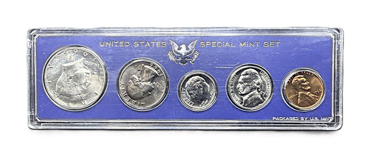1966 United States Special Mint Set- Uncirculated- 5 Coins