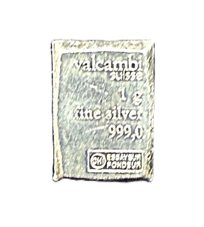 1  Gram Valcambi Suisse Silver Bar