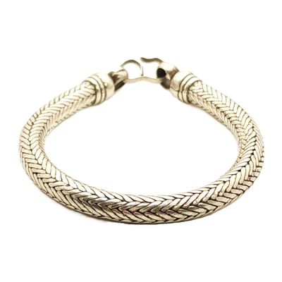 Sterling Silver Foxtail Bracelet- Size: 8"