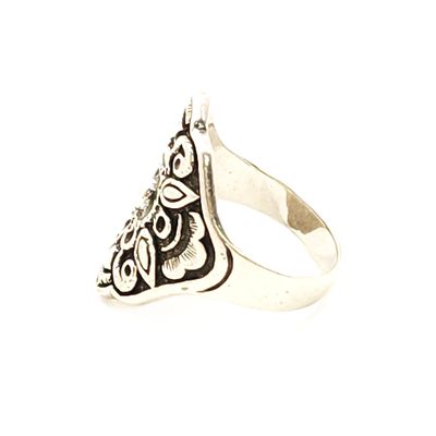 Sterling Silver Mandala Ring- Size: 6