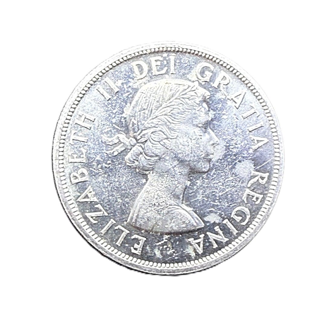 1959 Canada Voyageur Silver Dollar Coin Elizabeth II