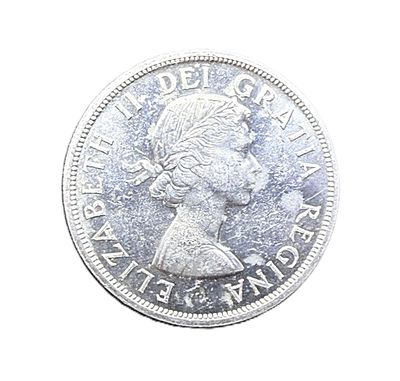1959 Canada Silver Dollar Queen Elizabeth II "Voyager" Dollar