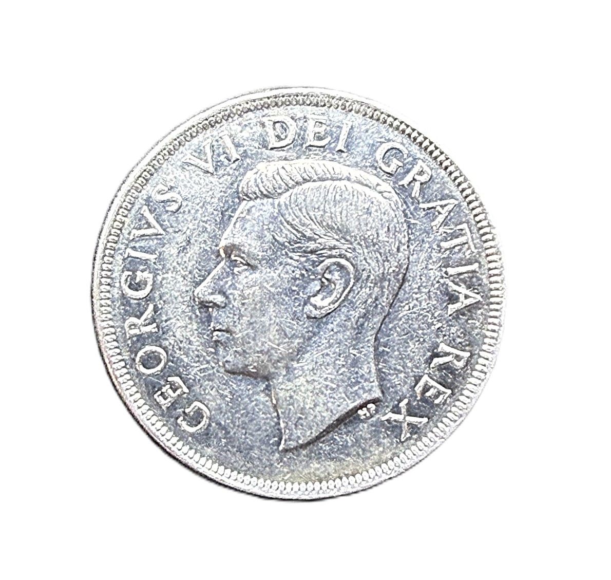 1949 Canada King George VI "Welcome Newfoundland" Commemorative Silver Dollar