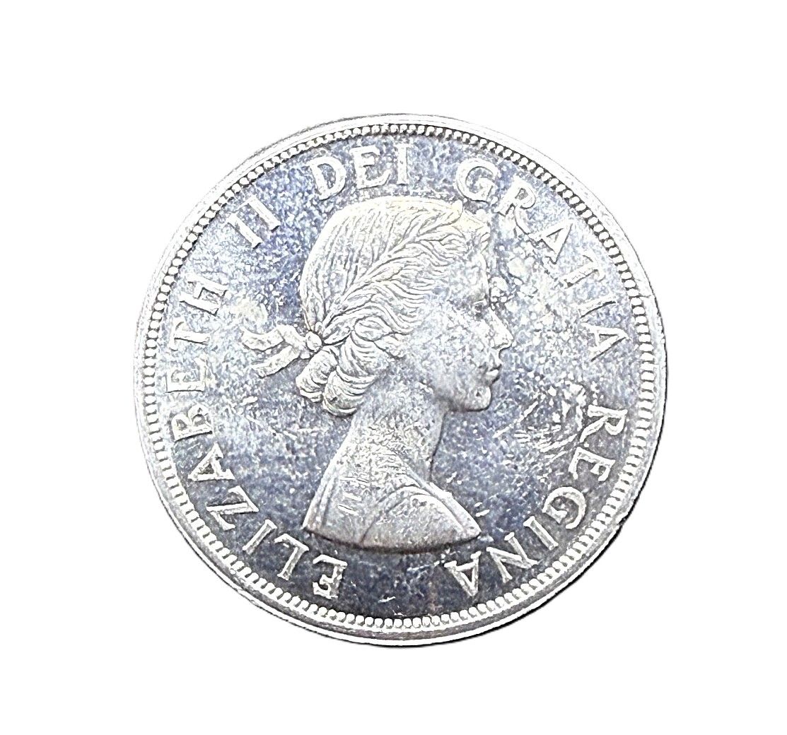 1960 Canada Elizabeth II Voyageur Silver Dollar