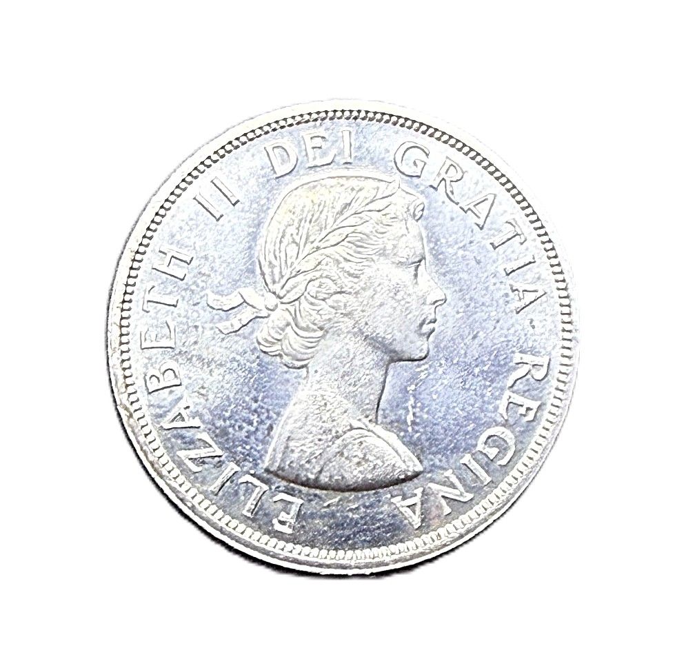 1962 Canada Voyageur Silver Dollar - Choice Uncirculated 80% Silver Coin