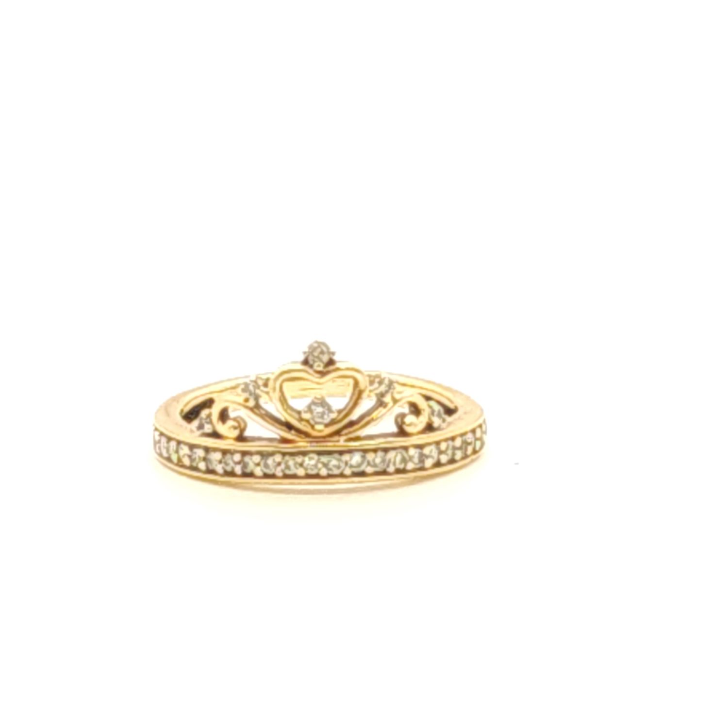10k Gold Tiarra Ring- Size: 5