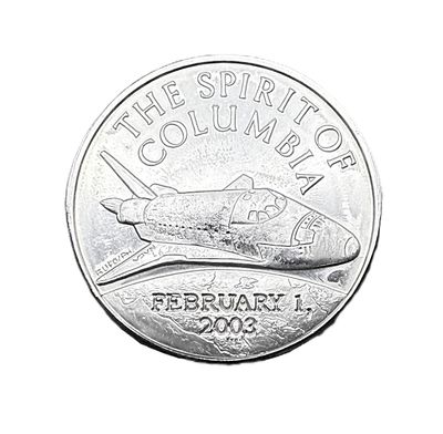 2003 Spirit of Columbia Space Shuttle Memorial 1 oz Silver Round
