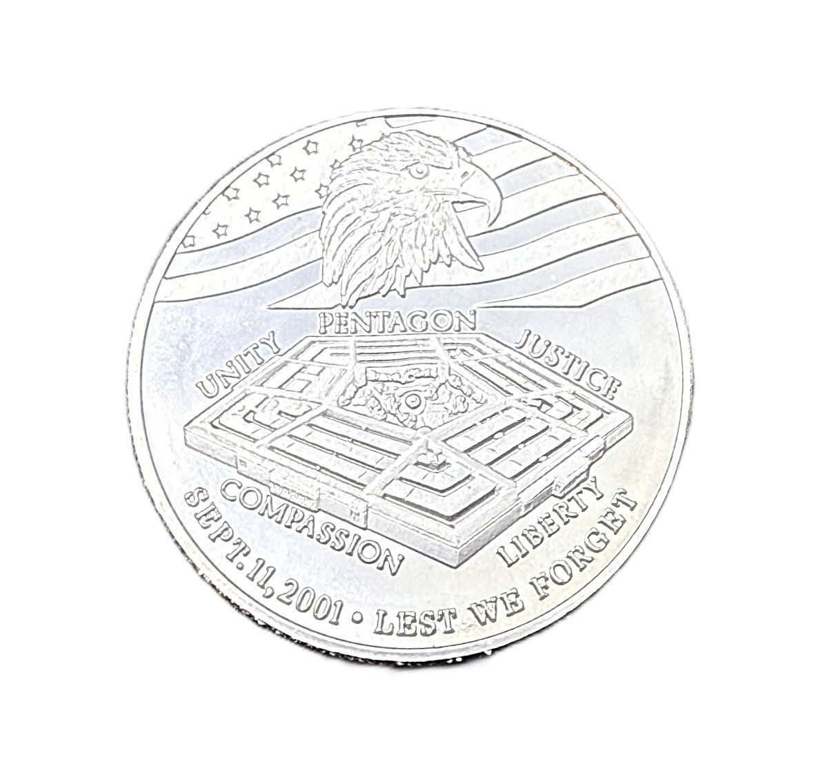 2001 9/11 Pentagon Remembrance 1oz Silver Round