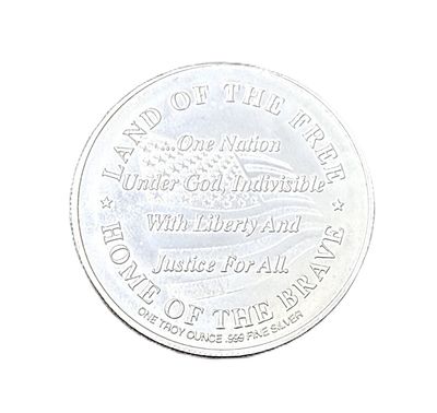 2001 Highland Mint 9/11 Pentagon Remembrance 1oz Silver Round