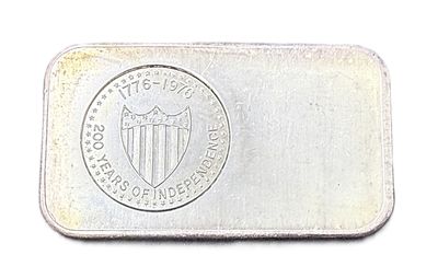 1776-1976 Bicentennial 200 Years of Independence 1oz Silver  Bar
