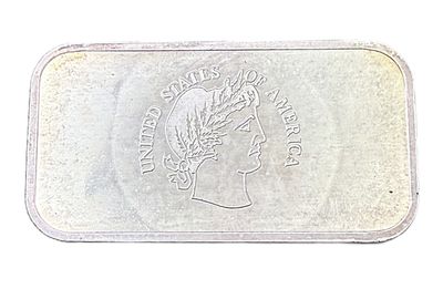 The Washington Mint Barber Design 1 oz Silver Bar