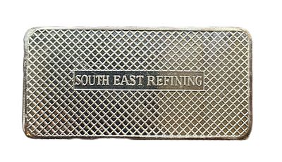 10 oz South East Refining Silver Bar Morgan Statue of Liberty Art Bar
