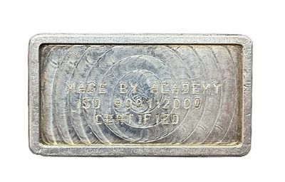 APMEX 10 oz Silver Bar – Academy ISO 9001:2000 Certified .999