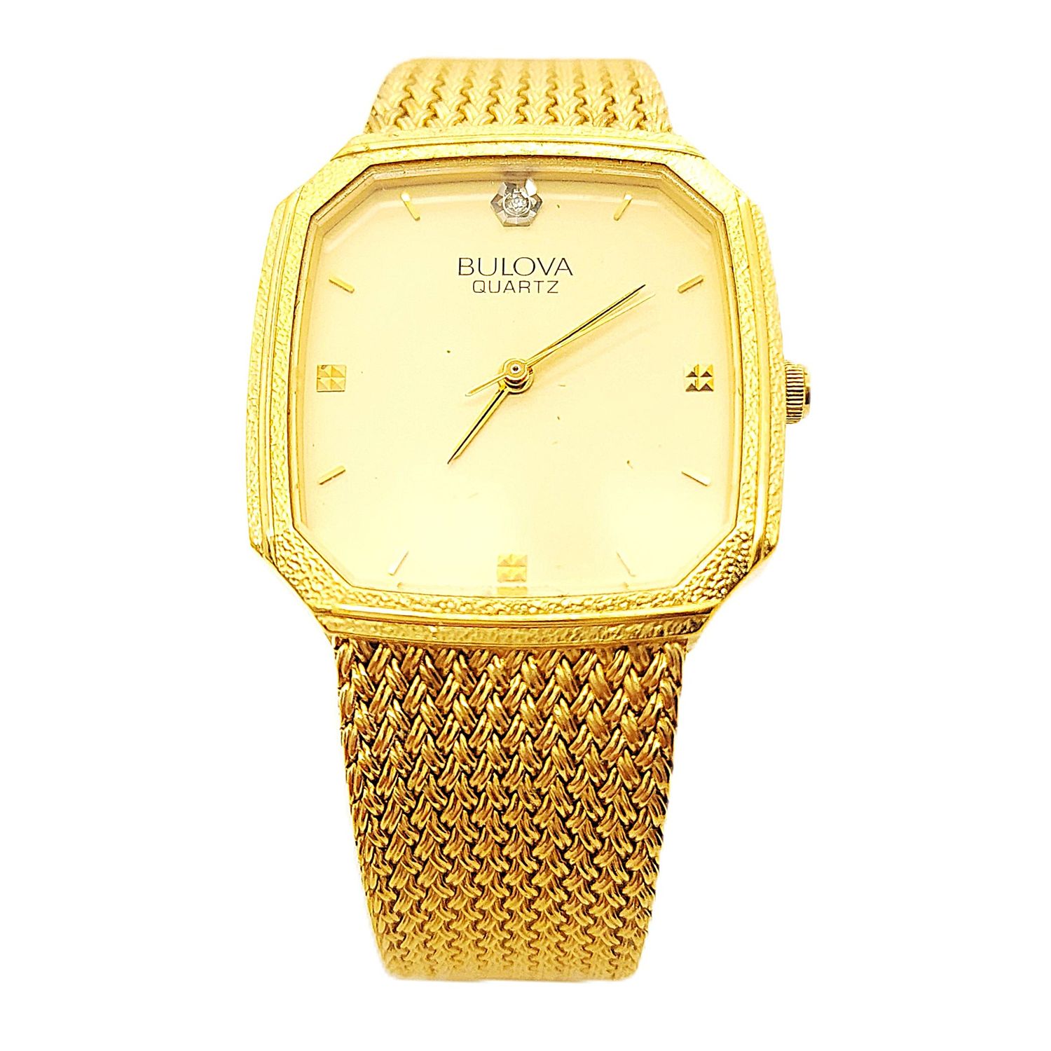 Vintage Bulova Quartz Men's Dress Watch- Model 92A67