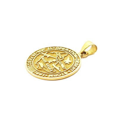 18k Gold Operation Desert Storm Charm