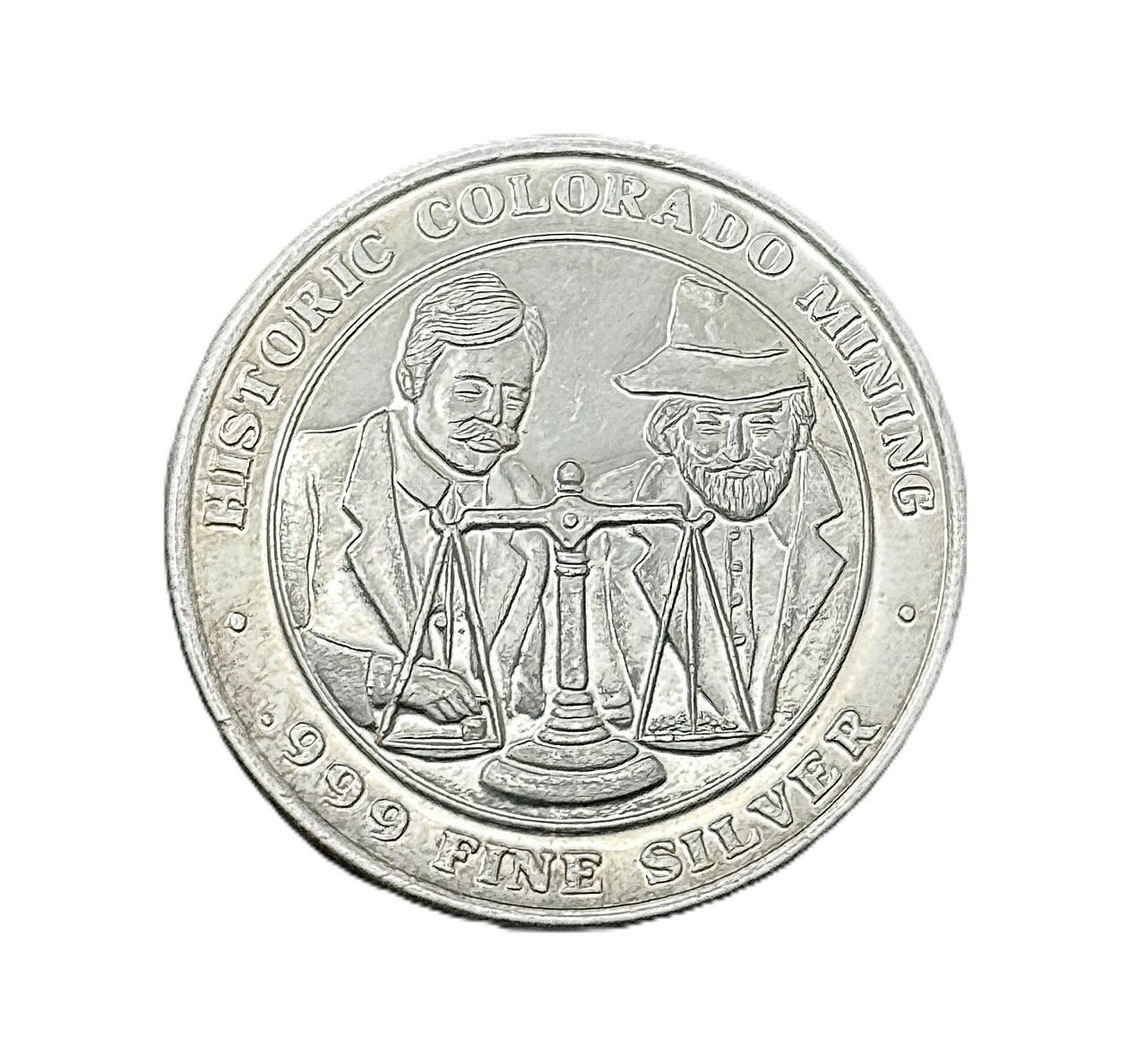 Central City Colorado Historic Mining Silver Token