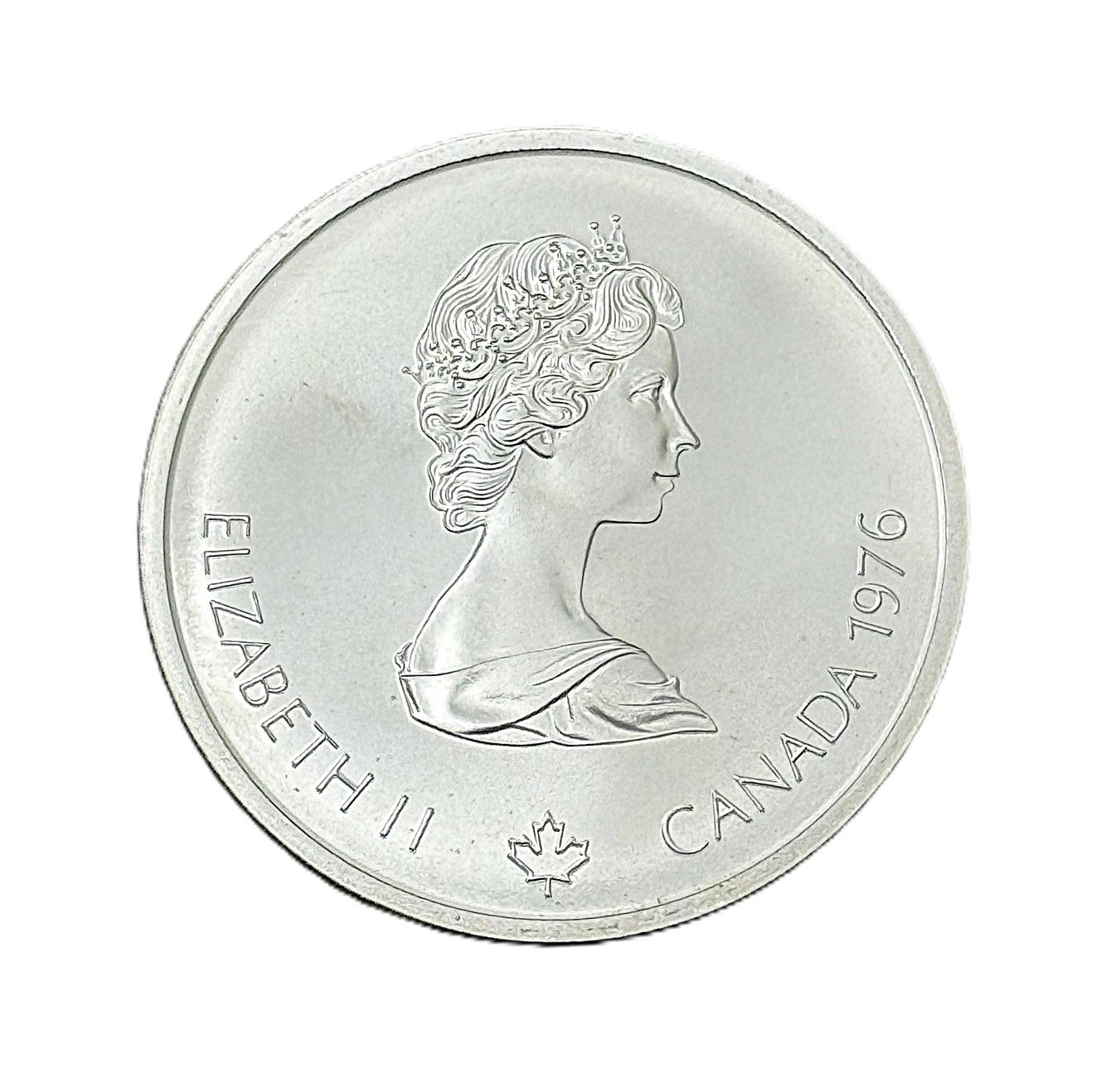 1976 Canada $10 Montreal Olympics Velodrome Silver Coin