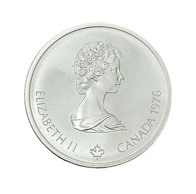 1976 Canada $10 Montreal Olympics Velodrome Silver Coin