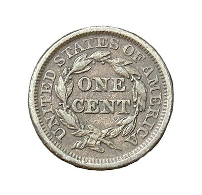 1845 Braided Hair Large Cent