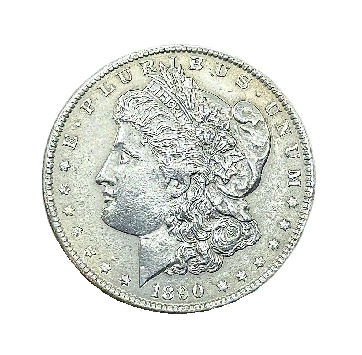 1890 Morgan Silver Dollar $1 US Coin