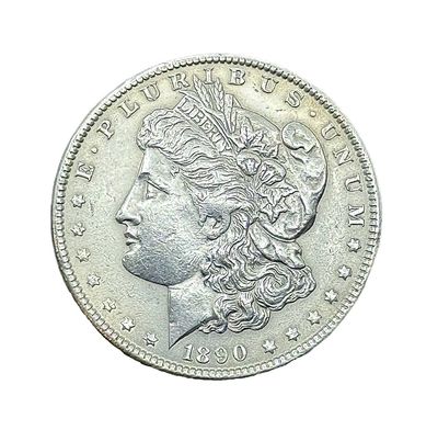1890 Morgan Silver Dollar $1 US Coin