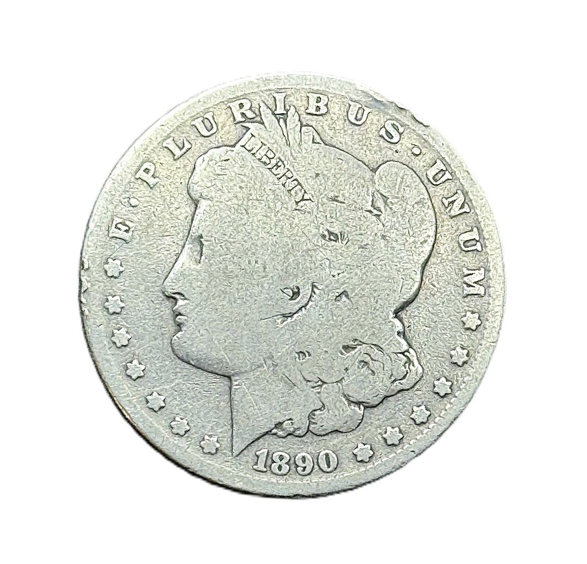 1890-O Morgan Silver Dollar $1 New Orleans Mint