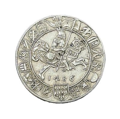 1486 Austria Archduke Sigismund Guldiner Official Silver Restrike (1953)