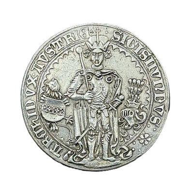 1486 Austria Archduke Sigismund Guldiner Official Silver Restrike (1953)