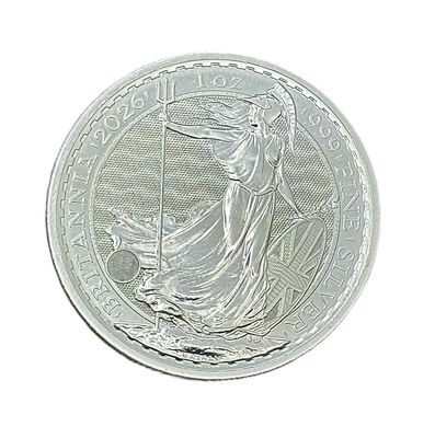 2026 Great Britain £2 Silver Britannia King Charles