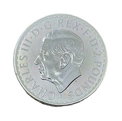 2026 Great Britain £2 Silver Britannia King Charles