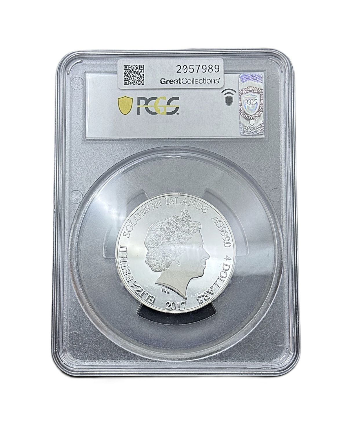 2017 Solomon Islands $4 The Presidents Cup 1.5 oz Silver Proof Coin PCGS PR69DCAM