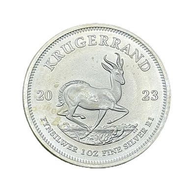 2023 South Africa 1 oz Silver Krugerrand BU Coin