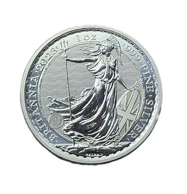 2023 Great Britain 1 oz King Charles III Silver Britannia