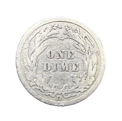 1914-D Barber Silver Dime
