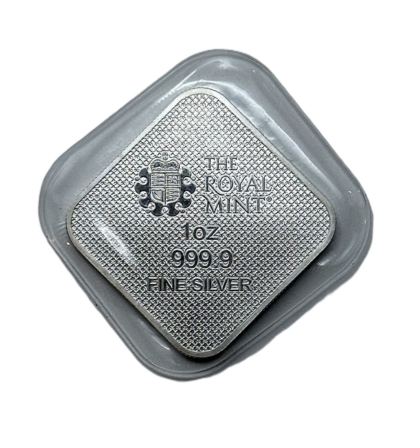 2025 Great Britain Royal Mint Queen's Beasts Completer 1 oz Silver Bullion Square Bar