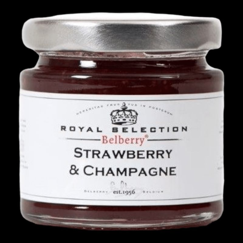 aardbei en champagne confituur 130g BELBERRY