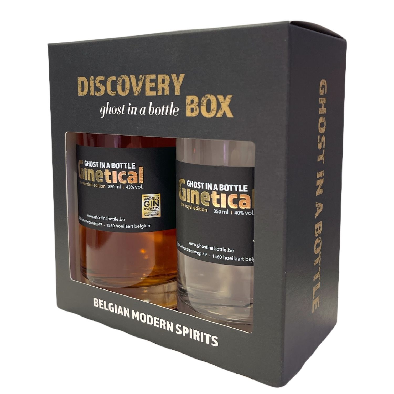 Discovery box gin ghost in a bottle 2 x 35cl